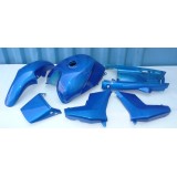 KAPOTA KOMPLETNÍ - BLUE STYLE - METALÍZA - (S BLATNÍKEM NA NOVÝ TYP VIDLICE)